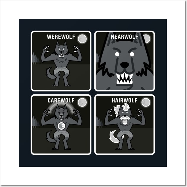 Werewolf Identification pt1 Wall Art by HtCRU